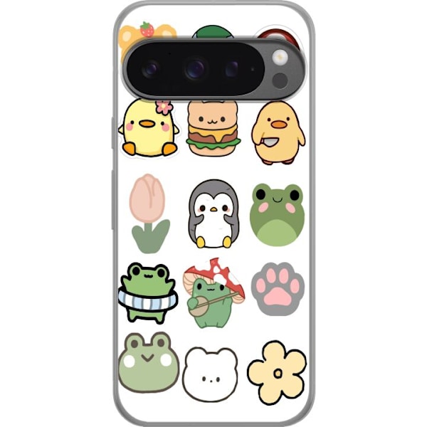 Google Pixel 9 Pro XL Gennemsigtig cover Kawaii Friends