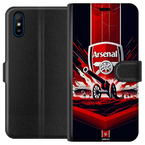 Xiaomi Redmi 9A Tegnebogsetui Arsenal