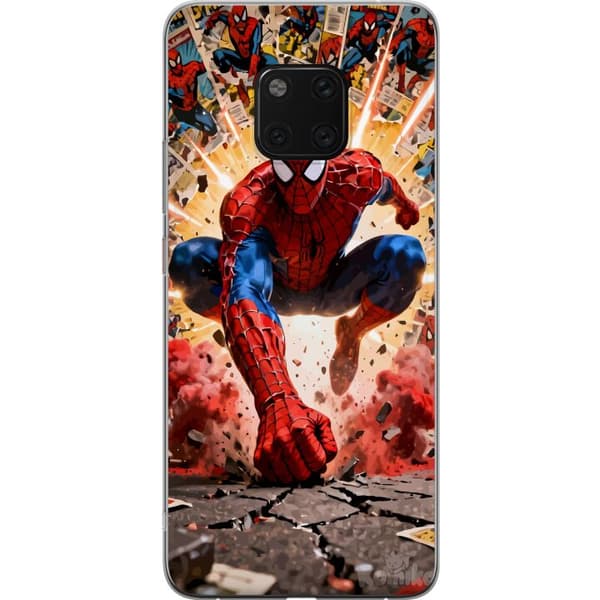Kompatibelt Mobildeksel til Huawei Mate 20 Pro Spider Man action