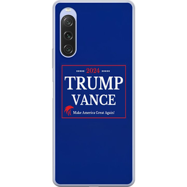 Sony Xperia 10 V Genomskinligt Skal Trump | Vance 2024