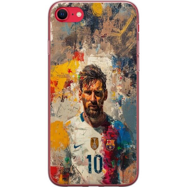 Apple iPhone 8 Gennemsigtig cover Messi Art