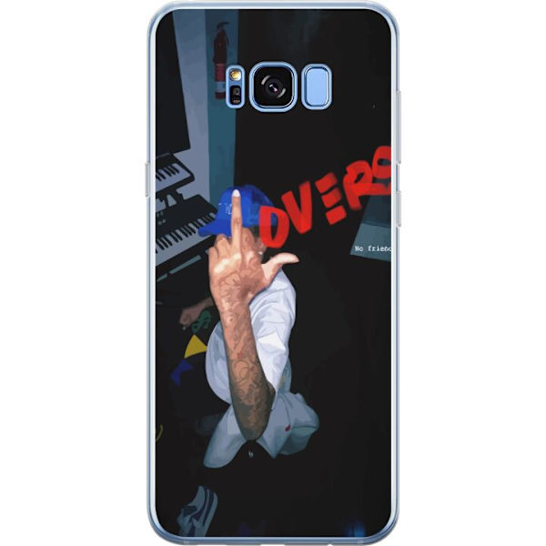 Samsung Galaxy S8+ Genomskinligt Skal Lovers Mystical Romance Kärlek Mystik Design Romantiskt Motiv Populärt Grafiskt Mönster Fashion Stil