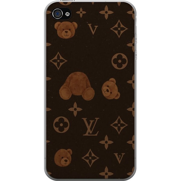 Apple iPhone 4 Läpinäkyvä kuori Plush Luxe