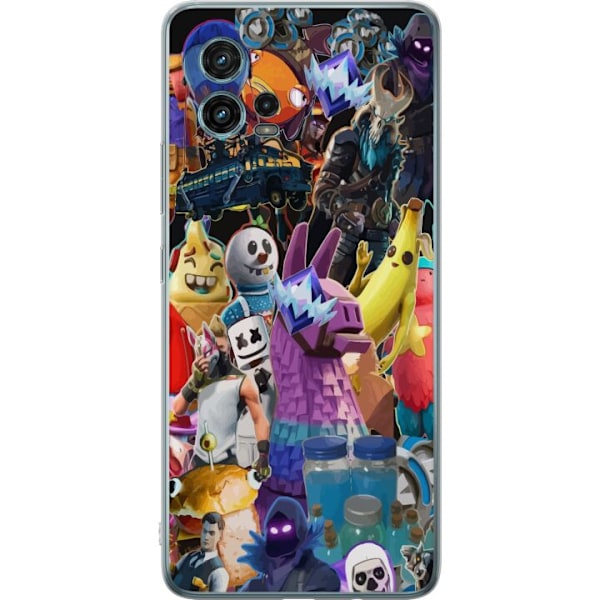 Motorola Moto G72 Gennemsigtig cover Fortnite