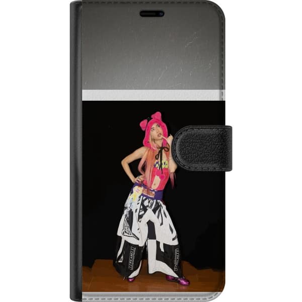 Kompatibel Tegnebogsetui til Samsung Galaxy S9 KATSEYE rosa modeporträtt sort