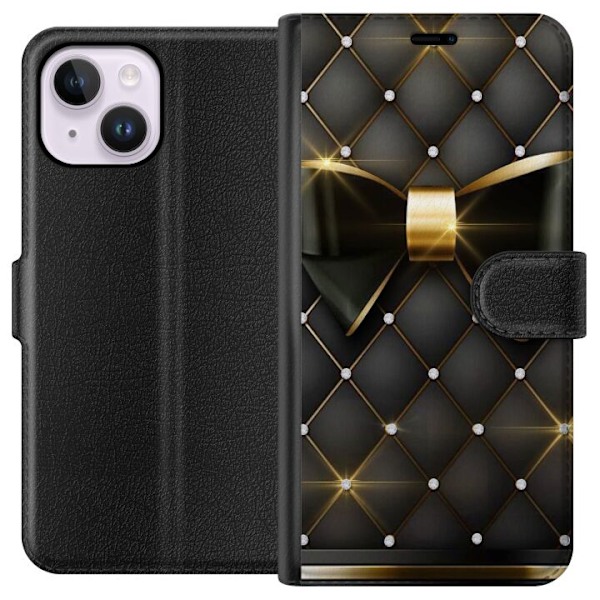 Apple iPhone 15 Plus Tegnebogsetui Guldrosen