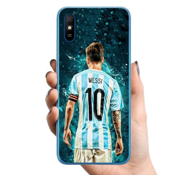 Xiaomi Redmi 9A TPU Mobildeksel Messi