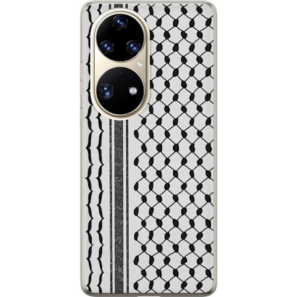 Huawei P50 Pro Läpinäkyvä kuori Palestiinalainen kuvio - pe