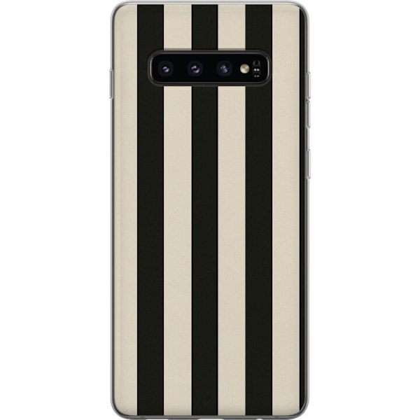 Samsung Galaxy S10 Genomskinligt Skal Line Flow