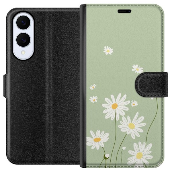 Samsung Galaxy S25 Edge Plånboksfodral Prästkragar – blomm
