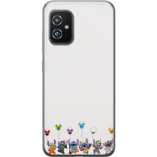 Asus Zenfone 8 Läpinäkyvä kuori Stitch Puku