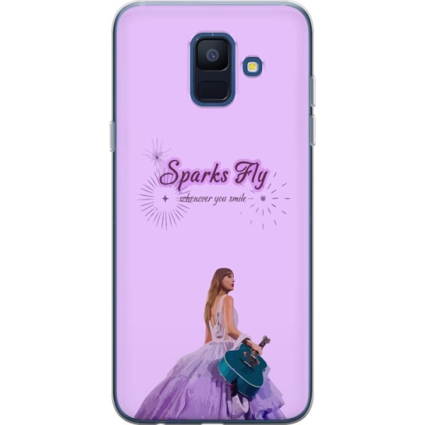 Samsung Galaxy A6 (2018) Genomskinligt Skal Taylor Swift - Spa