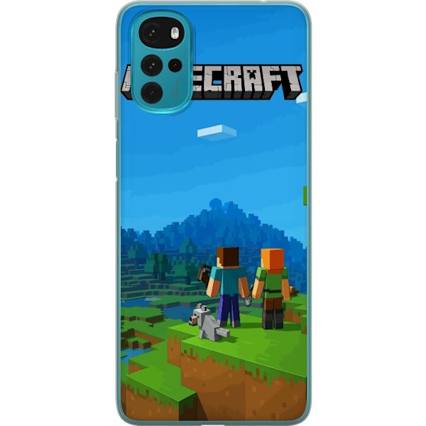 Motorola Moto G22 Läpinäkyvä kuori Minecraft Key Art
