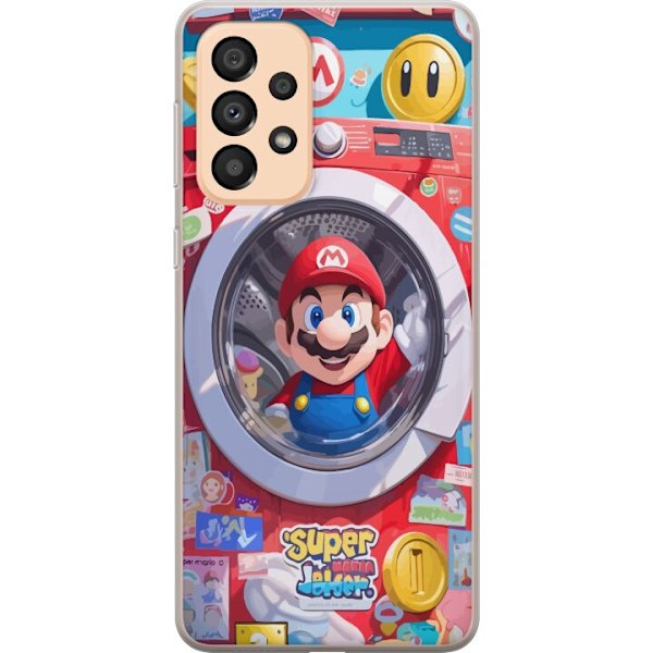 Samsung Galaxy A33 5G Gennemsigtig cover Mario