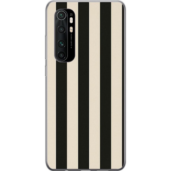 Xiaomi Mi Note 10 Lite Genomskinligt Skal Line Flow