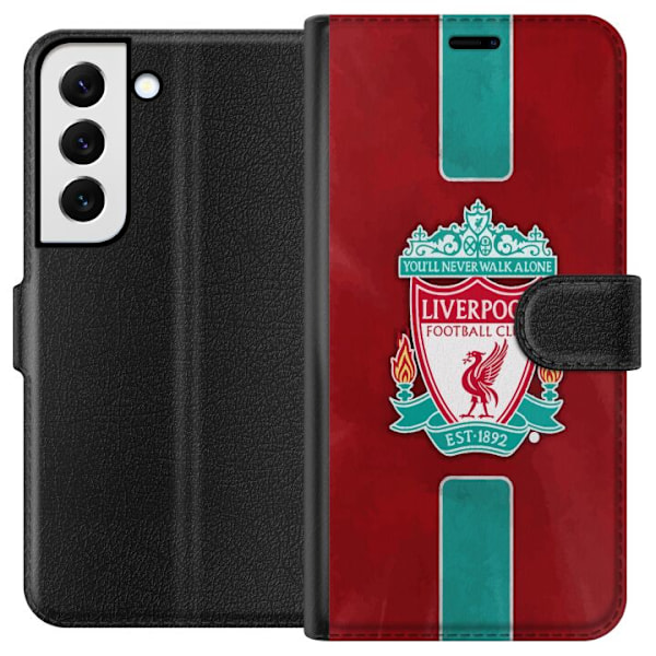 Samsung Galaxy S22+ 5G Tegnebogsetui Liverpool FC - Klassisk F
