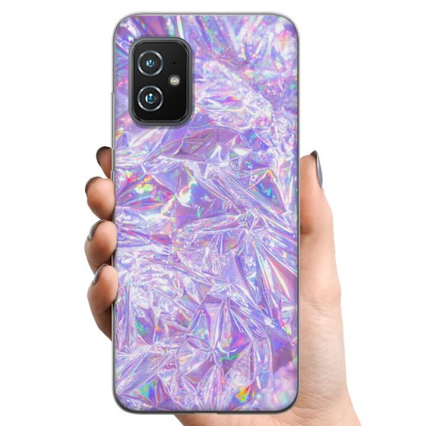 Asus Zenfone 8 TPU Mobilcover Holografiske Diamanter