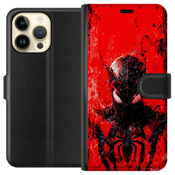 Apple iPhone 14 Pro Max Lompakkokotelo Spider Man