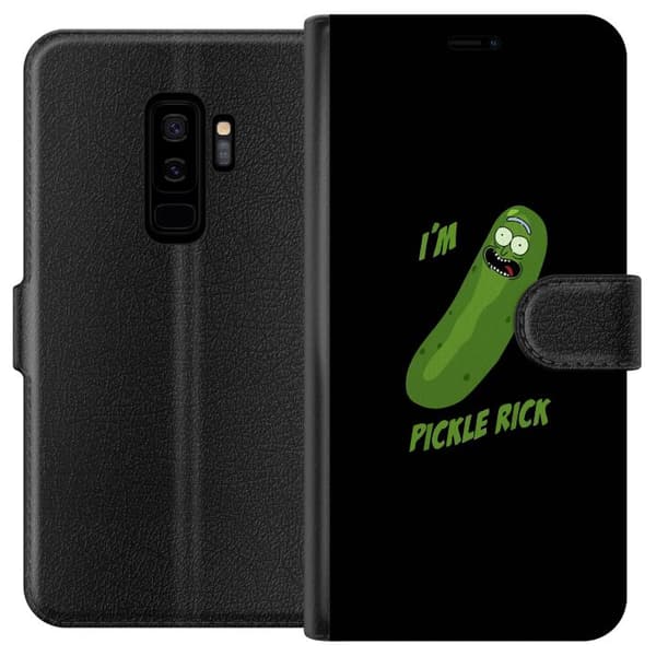 Kompatibel Tegnebogsetui til Samsung Galaxy S9+ I'm Pickle Rick