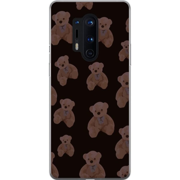 OnePlus 8 Pro Gennemsigtig cover En bjørn flere bjørne