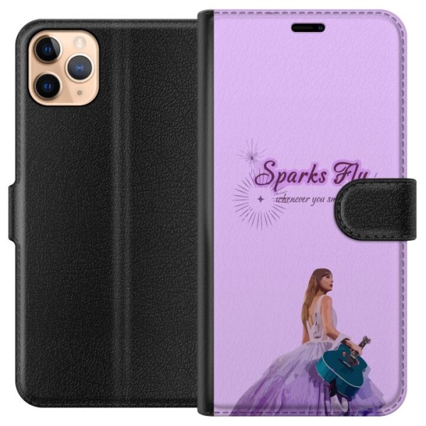 Apple iPhone 11 Pro Max Lommeboketui Taylor Swift - Sparks Fly