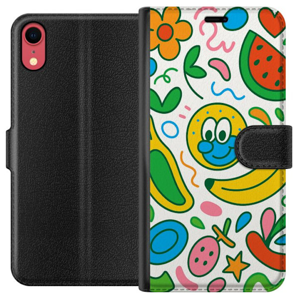 Apple iPhone XR Lommeboketui Sommerfuglslør