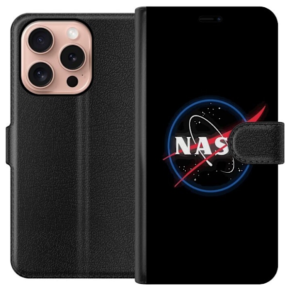 Apple iPhone 16 Pro Tegnebogsetui NASA Logo