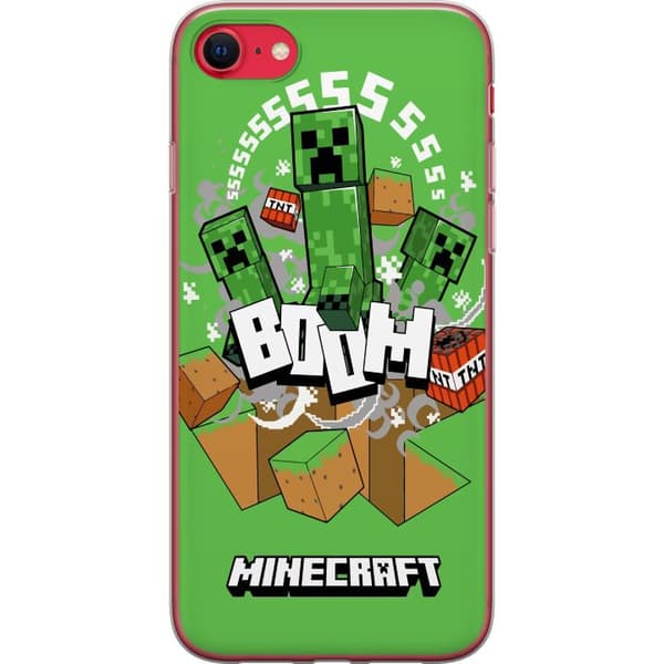 Kompatibelt Mobildeksel til Apple iPhone SE (2022) Minecraft Boom