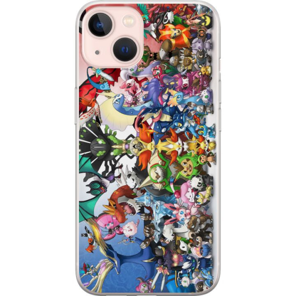 Apple iPhone 13 Gennemsigtig cover Pokemon