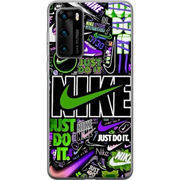 Huawei P40 Gjennomsiktig deksel Nike