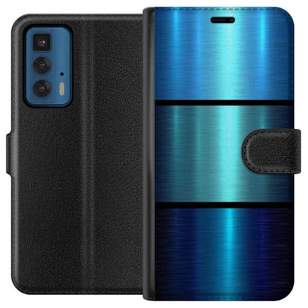 Motorola Edge 20 Pro Plånboksfodral Blå