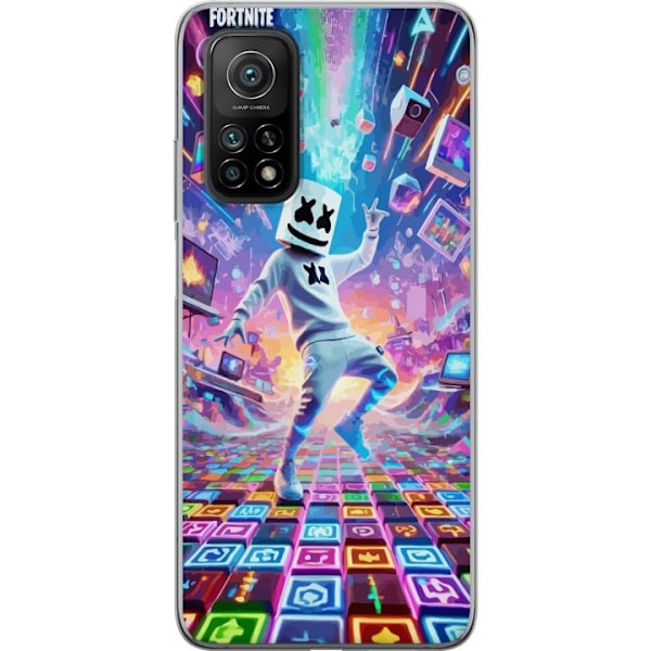 Xiaomi Mi 10T 5G Gennemsigtig cover Fortnite