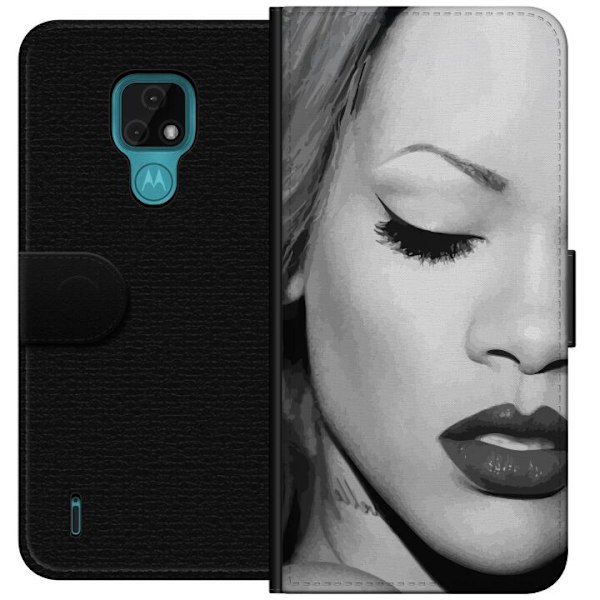 Motorola Moto E7 Tegnebogsetui Rihanna – Aesthetic Edit 2025