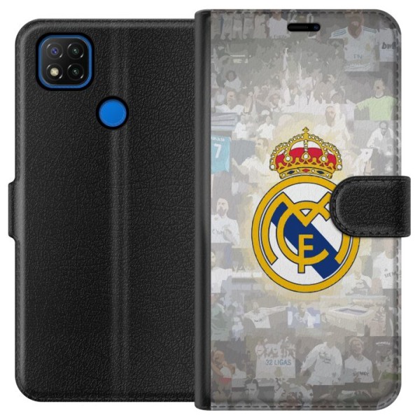 Xiaomi Redmi 9C Plånboksfodral Real Madrid