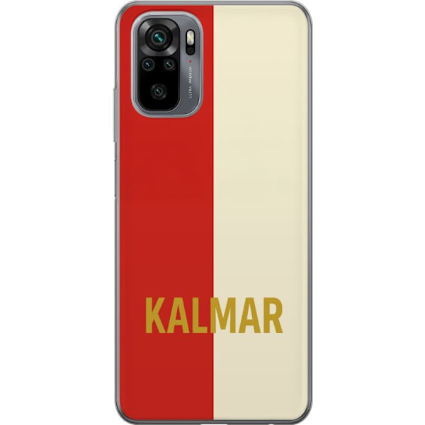 Xiaomi Redmi Note 10S Läpinäkyvä kuori Kalmar - jalkapallo