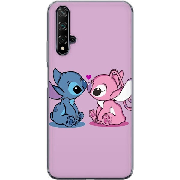 Huawei nova 5T Genomskinligt Skal lilo & stitch 2025