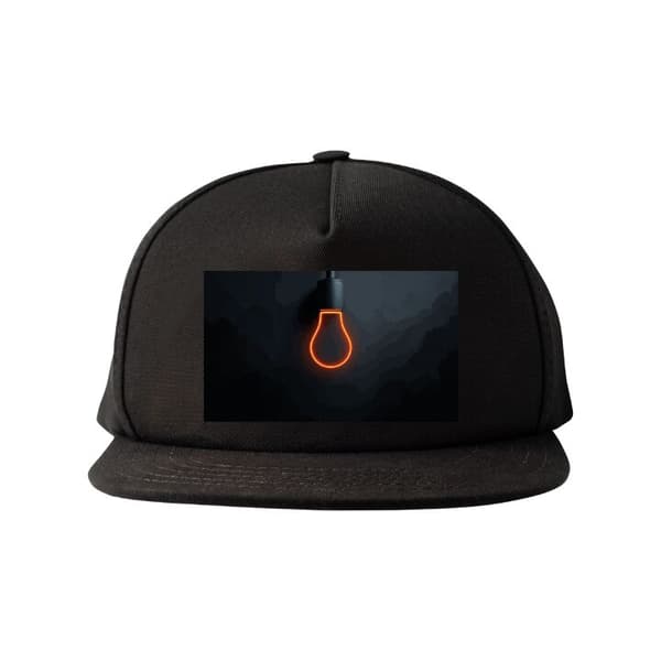 Snapback-lippalakki musta one size
