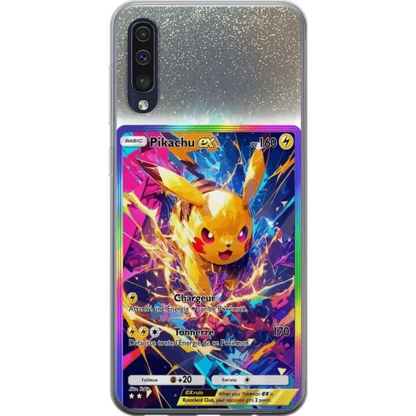 Kompatibelt Mobildeksel til Samsung Galaxy A50 Pikachu gul