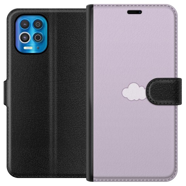 Motorola Edge S Tegnebogsetui Lilla Sky - minimalistisk sky p