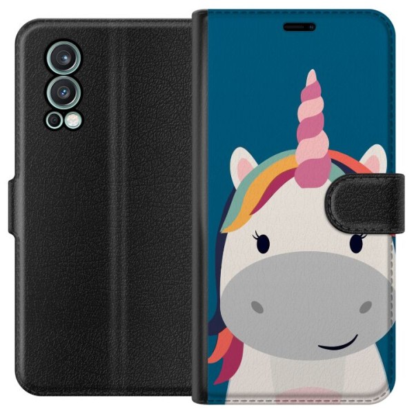 OnePlus Nord 2 5G Plånboksfodral Enhörning / Unicorn
