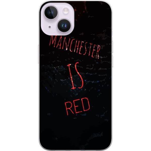 Kompatibelt Mobildeksel til Apple iPhone 14 Manchester United