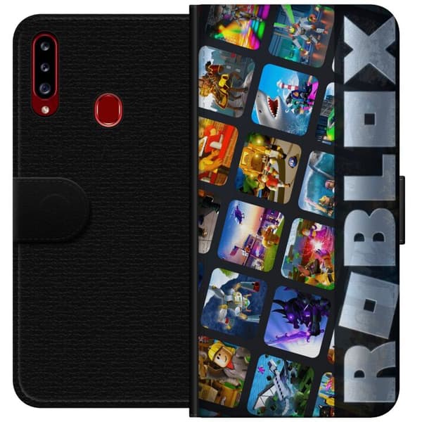 Kompatibelt Plånboksfodral till Samsung Galaxy A20s Roblox