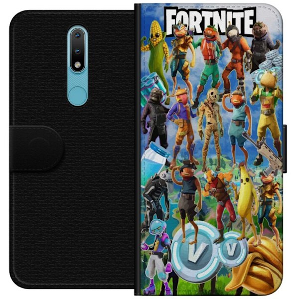 Nokia 2.4 Plånboksfodral Fortnite