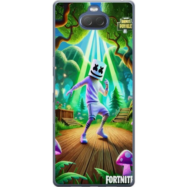 Sony Xperia 10 Plus Läpinäkyvä kuori Fortnite