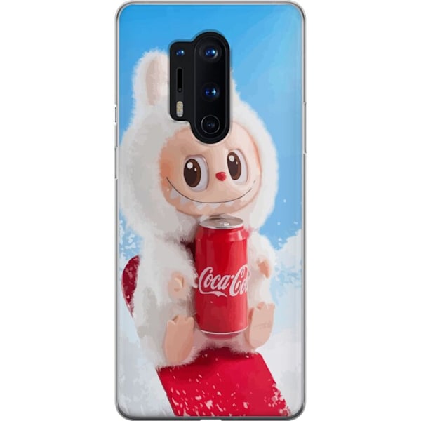 OnePlus 8 Pro Genomskinligt Skal Labubu Summer Edition