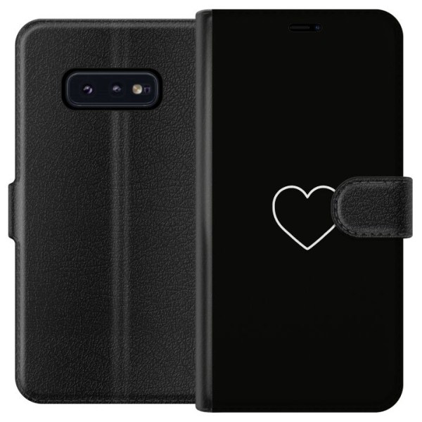 Samsung Galaxy S10e Plånboksfodral Hjärta