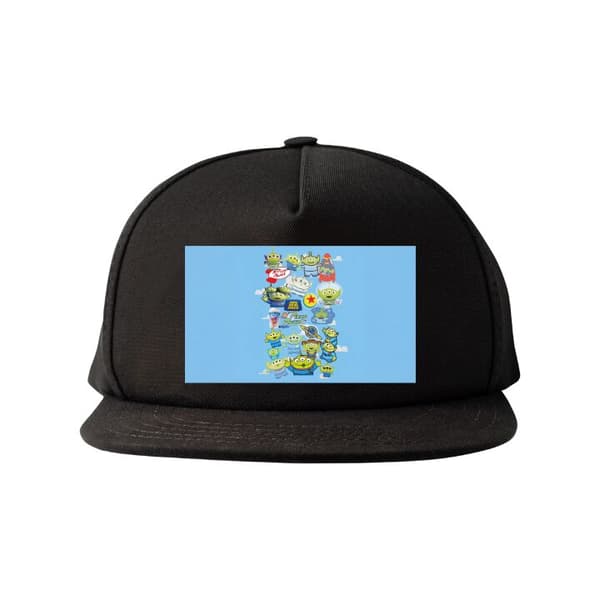 Snapback-lippalakki musta one size