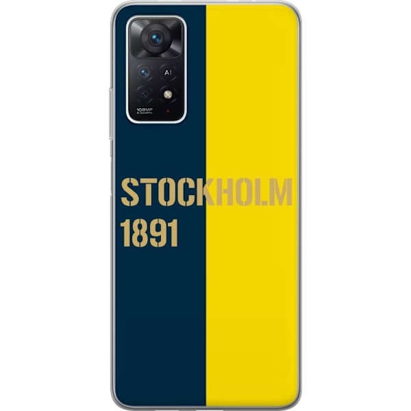 Xiaomi Redmi Note 11 Pro 5G Genomskinligt Skal Stockholm 1891