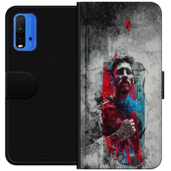 Xiaomi Redmi Note 9 4G Tegnebogsetui Messi