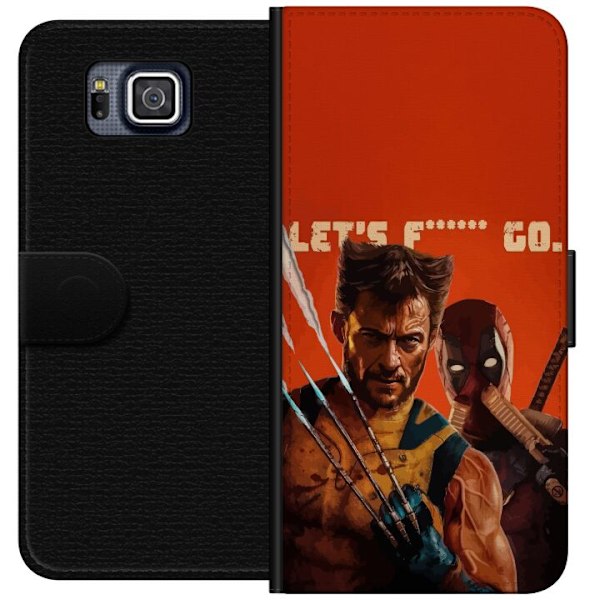 Samsung Galaxy Alpha Plånboksfodral Deadpool & Wolverine